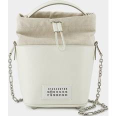 Hvite Bøttevesker Maison Margiela 5ac Bucket Small Bag White