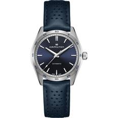 Hamilton Wrist Watches Hamilton Jazzmaster Performer Blue Leather Automatic