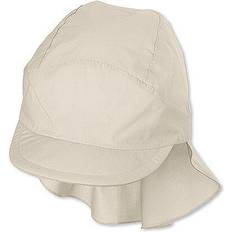 Sterntaler Gorra de visera con protección para el cuello beige