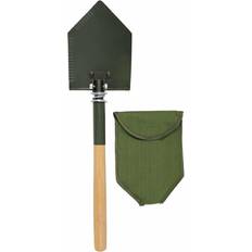 Outils de jardin MFH Pelle Pliante Manche En Bois Nature