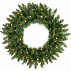 Transparent Decorations Vickerman 24 Camdon Fir Artificial Christmas Wreath Warm Decoration