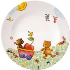 Villeroy & Boch Barn- & Babytillbehör Villeroy & Boch Hungry As A Bear Kinderteller Flach 21,5X21,5X1,5Cm grün