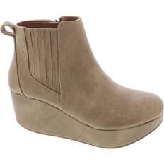 Boots Yellow Box Belin Taupe Women's Shoes Taupe