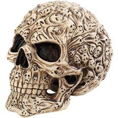 Design Toscano Skull's Soul Ghosts Jewelry Stash Box 4 inches Wide 6 inches Tall Handcast Polyresin Full Color Paint Figurine