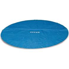 Solar cover Intex 15 Foot Round Easy Set Vinyl Solar Cover for Swimming Pools, Blue 29023E