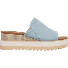 Denim Sandals Toms Diana Platform Sandals Blue