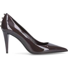Valentino Garavani Läder Högklackade Pumps Dam - Brun