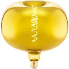 Eglo Big Size LED bulb E27 4W apple shape filament gold