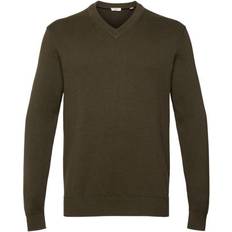 Esprit Dam Tröjor Esprit Herrar Tröja - Dark Khaki