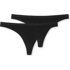 Schiesser Damen 2 Pack String Bio Baumwolle - Organic