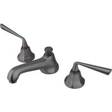 Taps Kingston Brass KS4468ZL 8 in Widespread Bathroom Faucet Brushed Nick
