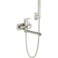 Pulse ShowerSpas Brushed-Nickel Wall Mounted Tub Filler