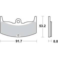 Pièces de Vélo TRW Organic Allround MCB526 Kit