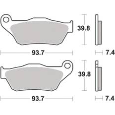 Pièces de Vélo TRW Organic Allround MCB786 Kit