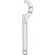 Facom 3-5/32" to 4-23/32" Satin Finish, Adjustable Spanner 13-37/64" Hook Wrench