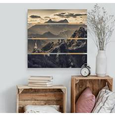 Timber Impression sur bois La grande muraille de Chine