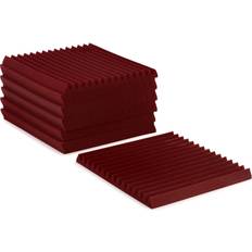 Auralex 2" Studiofoam Wedge 2'X2'x2" Panels 12-Pack Burgundy 2"