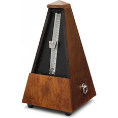 Wittner Wooden Metronome Walnut Color Matte Finish No Clap Bell 803M