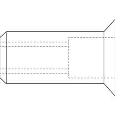 Blindnittemøtrik M4 Set of 500