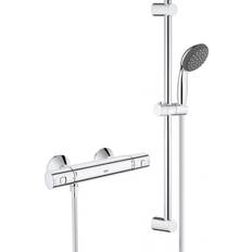 Grohe precision Grohe Precision Start Termostat Brus Vægmontering UDV + Brusesystem Krom