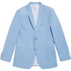 Calvin Klein Outerwear Calvin Klein Big Boys Stretch Performance Jacket Light Blue Light Blue