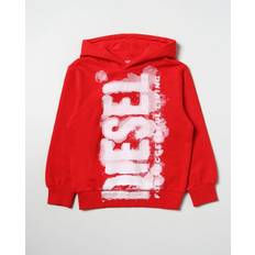 Kinderkleding Diesel Kids Hoodie Met Logoprint - Rood