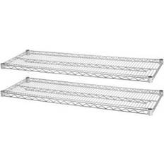 Lorell Industrial Wire Shelving 2 Extra Shelves 48' x 18' 2/Pk CE 84183 Estantería