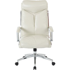 Faux leather office chair Star Products Executive Faux High Back Office Chair