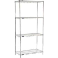 Book Shelves Nexel Chrome Wire Starter Unit 5 Book Shelf