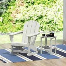 Adirondack chair and table set Laguna Poly Rocking Adirondack Chair