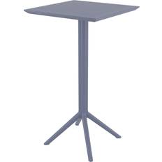 Gray Outdoor Bar Tables CC 42.5" Outdoor Bar Table