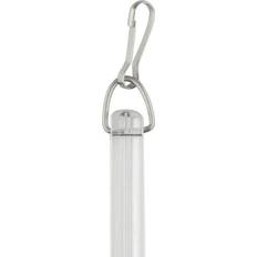 Rod Desyne 1/2" Fluted Clear Baton With Snap Hook