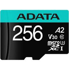 Adata Memory Cards Adata AUSDX256GUI3V30SA2-RA1 Microsdhc 256GB UHS-I U3 V30SR100MB/s Retail W/1