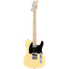 Monoprice 6 String Electric Guitar Pack, Right, Blonde 610019