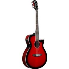 Ibanez acoustic electric guitar Ibanez AEG7TRH Acoustic-electric Guitar Transparent Red Sunburst