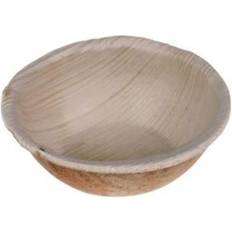 Festartikler Diverse Dipskål rund Palmeblad Ø6cm, Bio 400 stk Ø60x20 mm, bionedbrydelig dipbæger