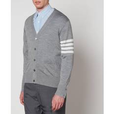 Randiga Koftor Thom Browne Stickade Tröjor Koftor - Gray