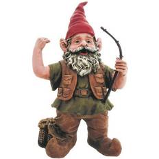 Fishing pole Homestyles Nowaday Gnome Fisherman the Angler Fishing Pole Garden