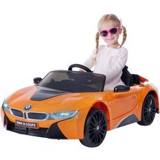 Elektro auto kinder Heidenfeld Actionbikes Motors Kinder-Elektroauto BMW i8 l12 Kinderfahrzeug Kinderauto elektro Auto lizenziert Orange Elektro-Kinderfahrzeug