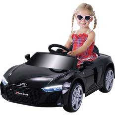 Audi r8 spyder ACTIONBIKES MOTORS Kinder-Elektroauto Audi R8 Spyder lizenziert, 60 Watt, LED-Scheinwerfer, Musik, Hupe, Fernbedienung Schwarz