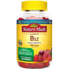 Vitamins & Supplements Nature Made B12 Extra Strength Gummies Cherry & Mixed Berry 3000 mcg 60 pcs