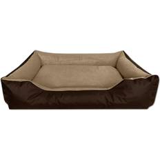 BedDog Hundsäng LUPI Fyrkantig Hundkudde XXL Beige/Brun