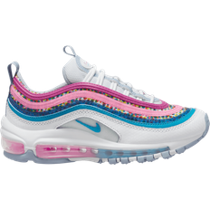 Nike air 97 junior Nike Air Max 97 SE GS - White/Active Fuchsia/Blue Whisper/Blue Lightning