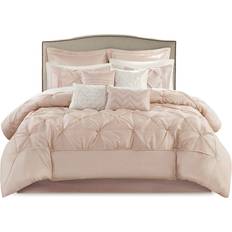 Cal king bed in a bag Madison Park Essentials Bed Linen Beige, Gray, Purple, Pink (264.2x233.7)