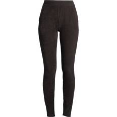 Lands' End Pantyhose & Stay-Ups Lands' End Women's Sport Knit High Rise Corduroy Leggings - Deep Black