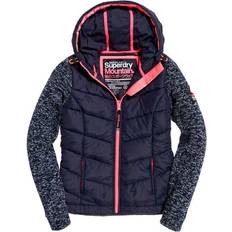 Superdry Dame - Vinterjakker Superdry Storm Hybrid Zip Hoodie - Navy