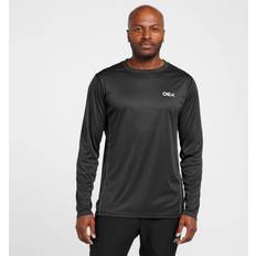 Base Layer Tops OEX Men's Zephyr Long Sleeve Baselayer Top, Black