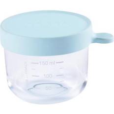 Soins Bébé Beaba Pot de conservation portion verre 150 ml light blue