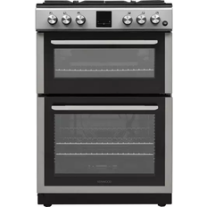 Silver gas cooker 60cm Kenwood KTG606S22 Silver