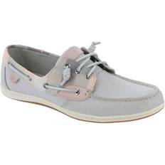 Sperry Women's Songfish Boat Shoe, Grey Gingham